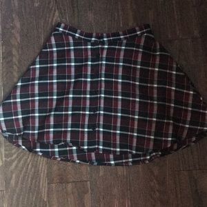 Gypsy warrior plaid skirt